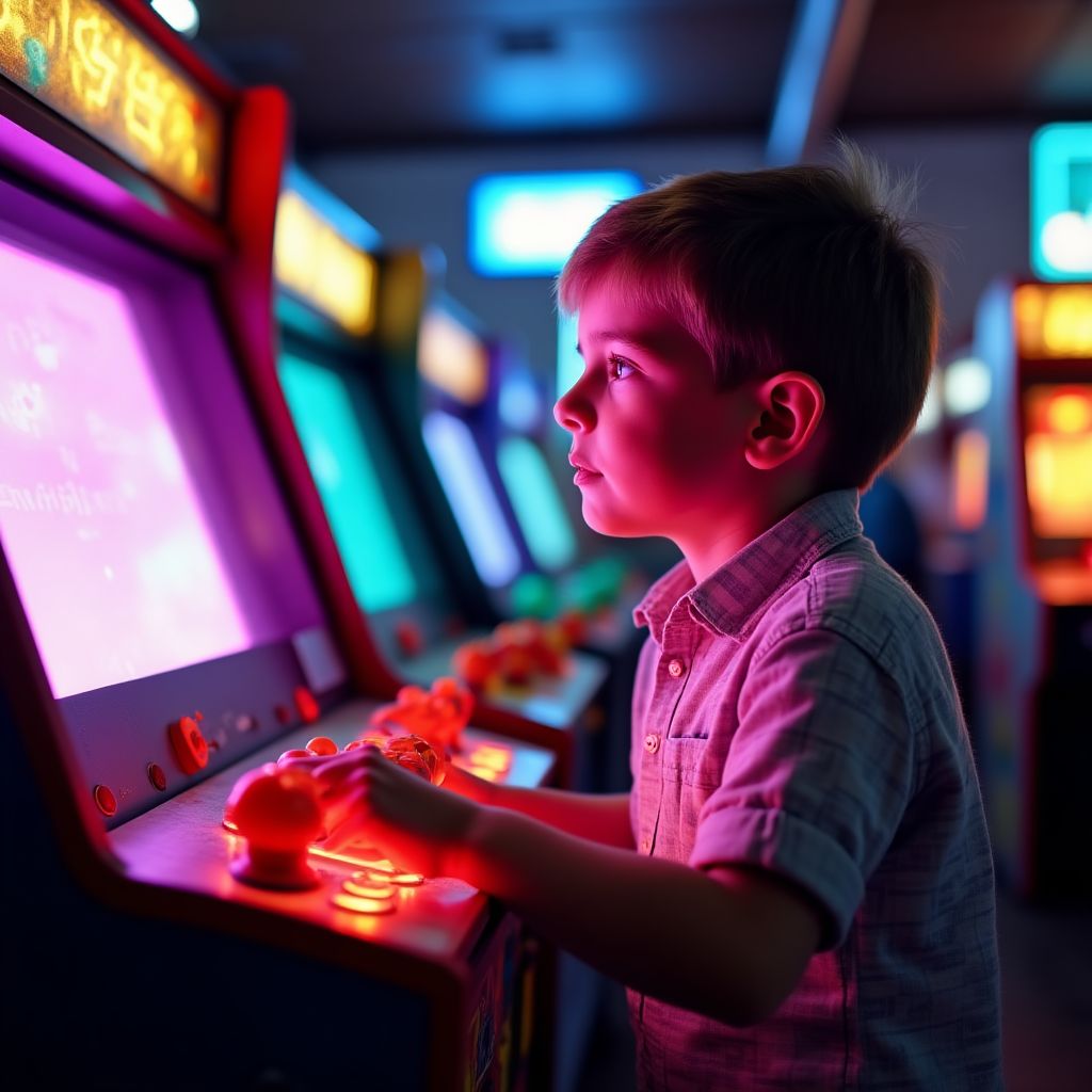 Young Arcade Gamer